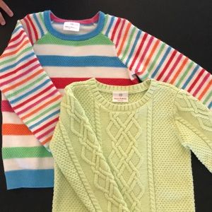 Hanna Anderson long sleeve sweaters